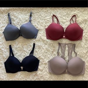 34DD Victoria’s Secret push-up bras (set of 4)